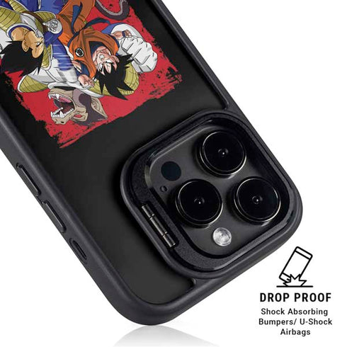 Dragon Ball Z Goku Vs Vegeta iPhone 14 Pro Kickstand Case